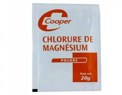 comment faire une purge au chlorure de magnésium